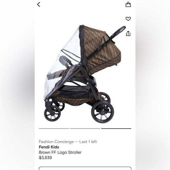 Fendi baby Stroller 100% Authentic Also Follow  @Jream_girl_closet on ig - Picture 3 of 5